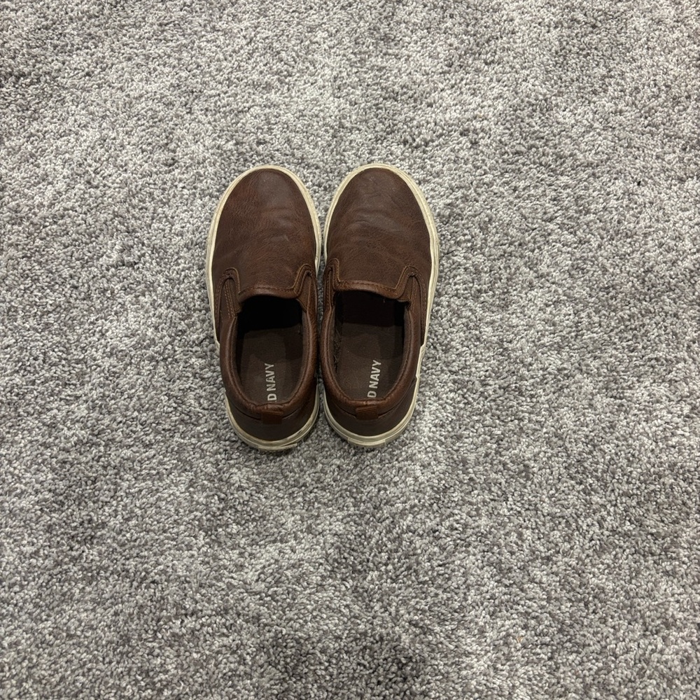 Old Navy Kids Brown Slip-On Dress Shoes